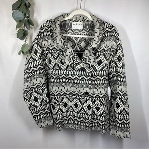 Velvet by Graham & Spencer | Black & White Jacket Blazer Size Large